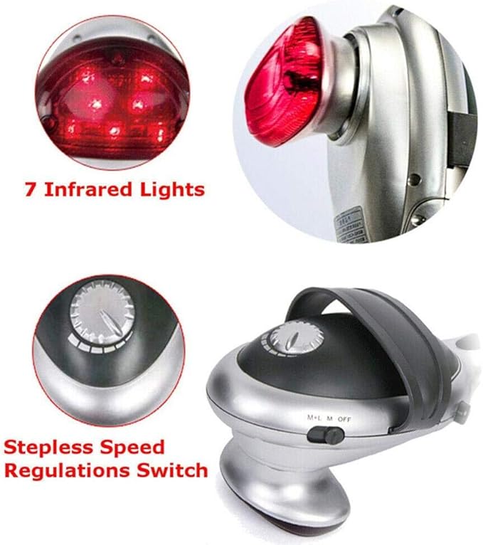 Handheld Electric Body Massager Infrared Heat Pain Relieve Massager